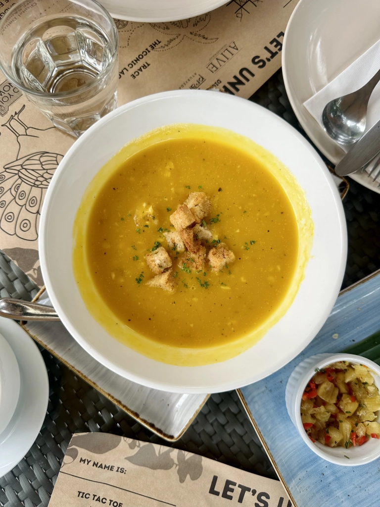 Pesce Pescetarian Restaurant - Pumpkin Soup