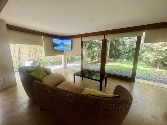 The farm at san benito - garden glass villa - sofa