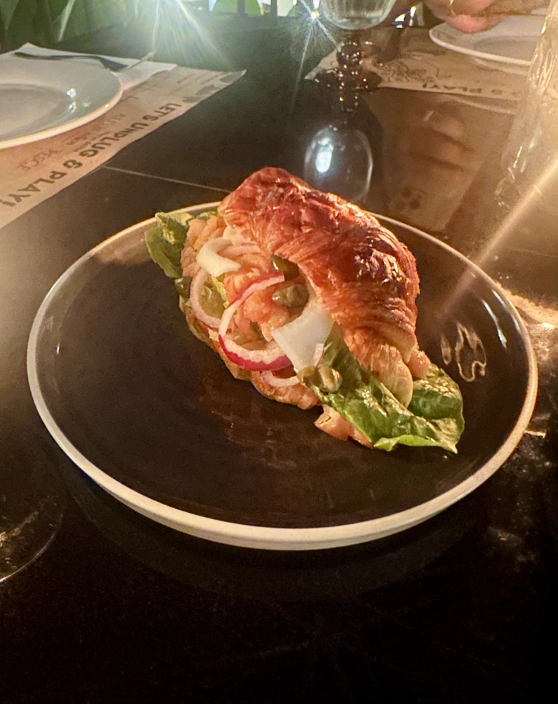 The Upperdeck Restaurant - Salmon Croissant
