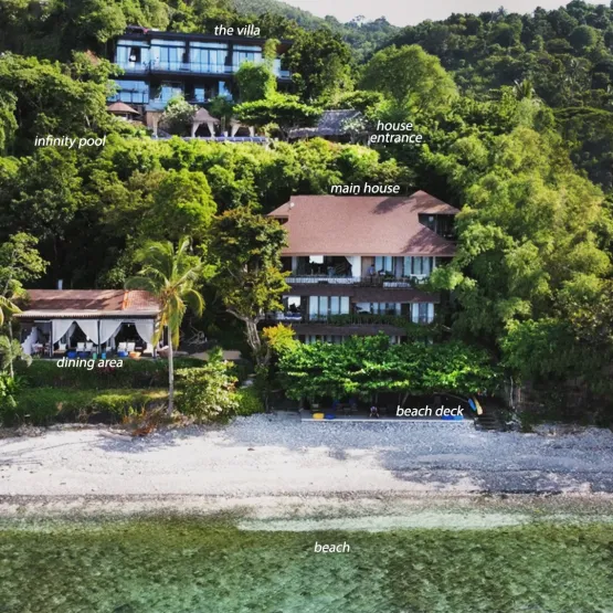 Vivere Azure - Villa exterior guide