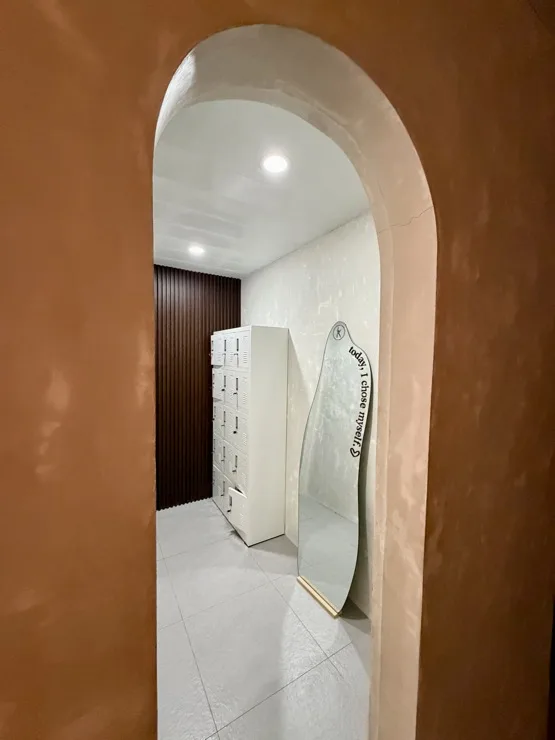 Kalma Pilates and Yoga - Locker room