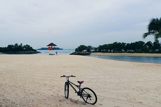 Image of siloso beach at687uyjghbn v nu gbghb tbn 987iyuhjmn678yuhjbn 78yuhjmn  sentosa singapore