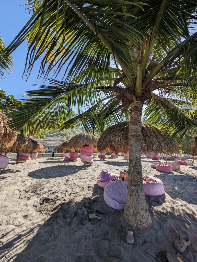 Inflatable Island Beach Club - Tiki Huts