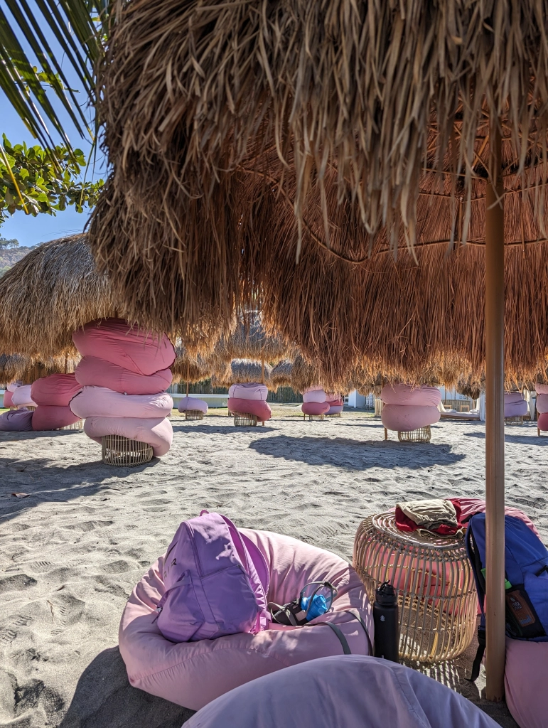 Inflatable Island Beach Club - Tiki Huts